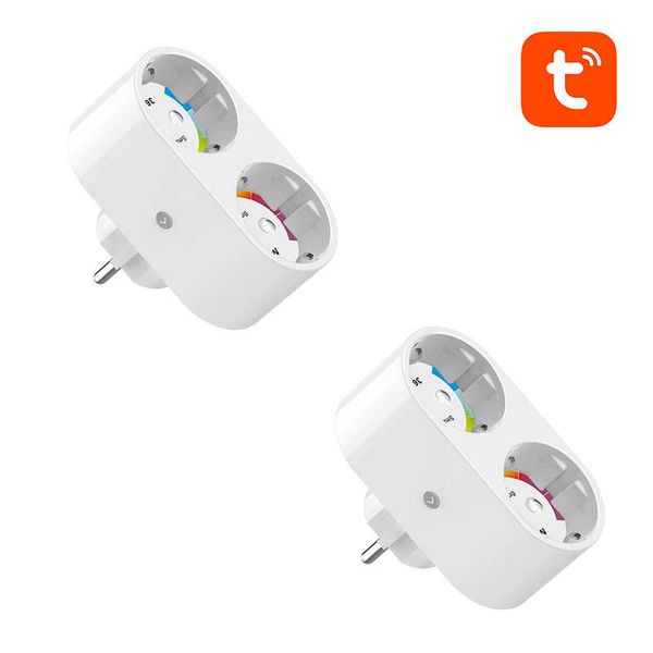 Duálna smart zásuvka WiFi Gosund SP211 (2-pack) 3500W Tuya